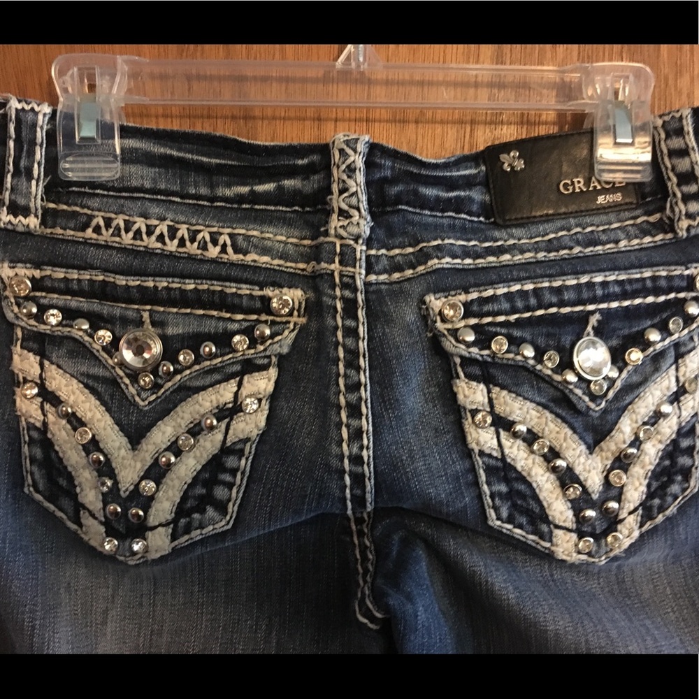 Grace in LA studded jeans